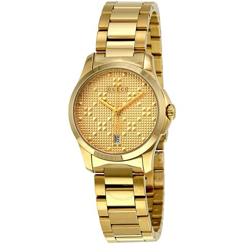 gucci g line gold watch|gucci gold watch women's.